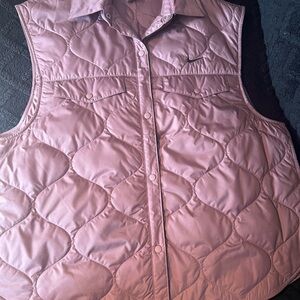 Nike Mauve Quilted Vest
